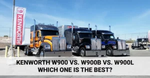 Kenworth W900 VS W900B VS W900L